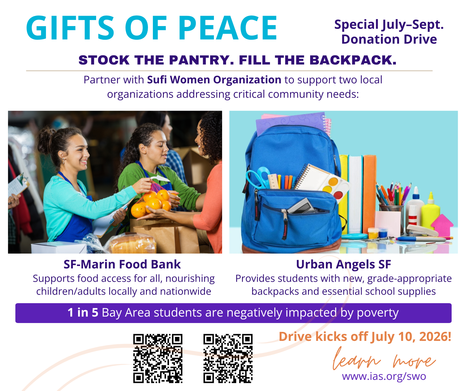 SWO Gifts of Peace Summer 2026 Graphic